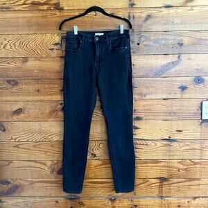 STS Blue Denim Ellie High Rise Black Skinny Jeans 29L